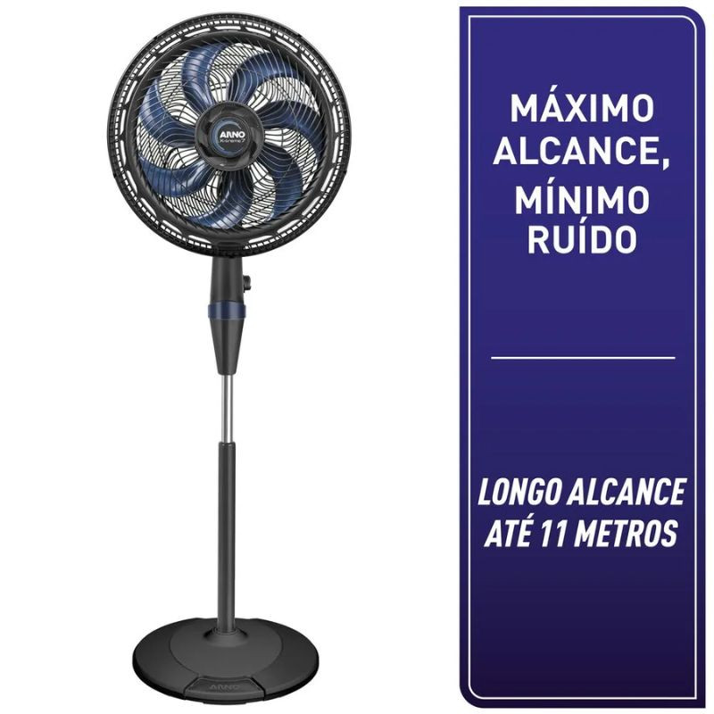 VENTILADOR DE COLUNA ARNO 40CM XTREME 7 127V VE7C PRETO